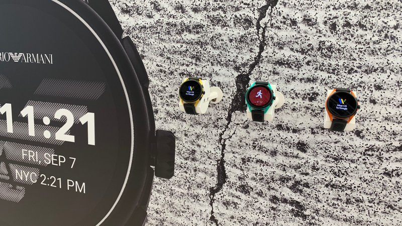 Run in your Armani watch.